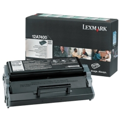 Lexmark 12A7400 Toner cartridge black return program, 3K pages/5% for Lexmark E 321 Image
