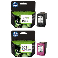HP 303 / 303XL Black & Colour Ink Cartridge For ENVY Photo TANGO X Printer