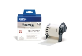 Brother DK-22212 White Continuous Film Tape, 62mm (W), 15.24m (L)