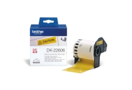 Brother DK-22606 Yellow Continuous Film Tape, 62mm (W), 15.24m (L)
