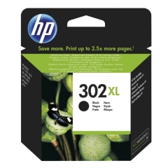 Original HP 302XL (F6U68AE) XL Black, 480 pages, 9ml Image