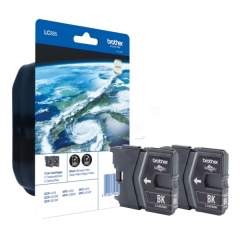 Brother LC985BKBP2 ink cartridge 2 pc(s) Original Black Image