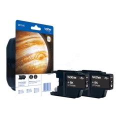 Brother Ink Cartridge Pack: Black x2 Image