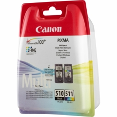 Canon PG-510/CL-511 BK/C/M/Y Ink Cartridge Multipack Image