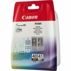 Canon PG-40/CL-41 C/M/Y Ink Cartridge Multipack Image