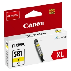 Canon CLI-581YXL Yellow ink, contains 8ml of ink, 2051C001 Image