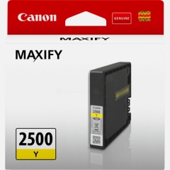 Canon PGI-2500Y Yellow ink, contains 10ml of ink, 9303B001 Image