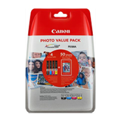 Canon CLI-551XL High Yield BK/C/M/Y Photo Value Pack Image