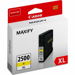 Canon PGI-2500XLY Yellow ink, contains 19ml of ink, 9267B001 Image