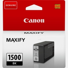 Canon PGI-1500BK Black ink, contains 12ml of ink, 9218B001 Image