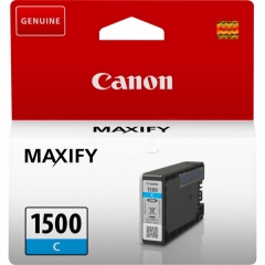 Canon PGI-1500C Cyan ink, contains 5ml of ink, 9229B001 Image