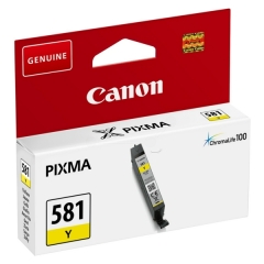 Canon CLI-581Y Yellow ink, contains 6ml of ink, 2105C001 Image