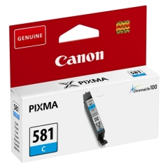 Canon CLI-581C Cyan ink, contains 6ml of ink, 2103C001 Image