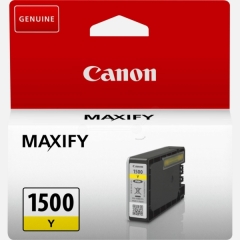 Canon PGI-1500Y Yellow ink, contains 5ml of ink, 9231B001 Image