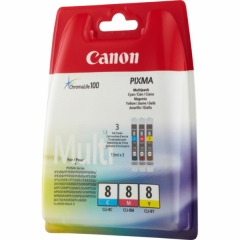 Canon CLI-8 C/M/Y Colour Ink Cartridge Multipack Image