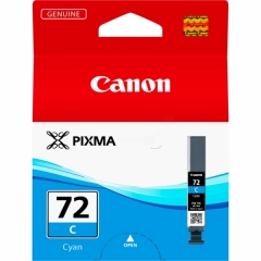 Canon PGI-72C Cyan ink, contains 14ml of ink, 6404B001 Image