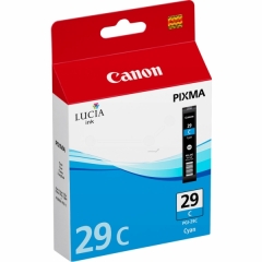 Canon PGI-29C Cyan ink, contains 36ml of ink, 4873B001 Image