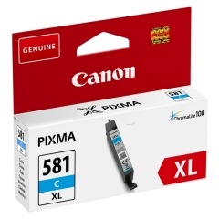Canon CLI-581CXL Cyan ink, contains 8ml of ink, 2049C001 Image