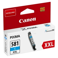 Canon CLI-581CXXL Cyan ink, contains 12ml of ink, 1995C001 Image