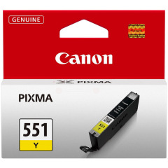 Canon CLI-551Y Yellow ink, contains 7ml of ink, 6511B001 Image