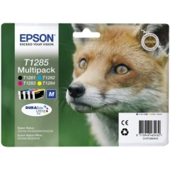 Epson Fox Multipack 4-colours T1285 DURABrite Ultra Ink Image