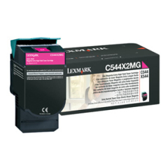 Lexmark C544X2MG toner cartridge 1 pc(s) Original Magenta Image