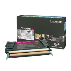 Lexmark C734A1MG toner cartridge 1 pc(s) Original Magenta Image
