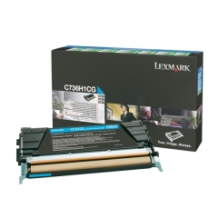 Lexmark C736H1CG toner cartridge 1 pc(s) Original Cyan Image