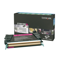Lexmark C736H1MG toner cartridge 1 pc(s) Original Magenta Image