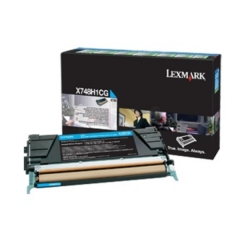 Lexmark X748H3CG toner cartridge 1 pc(s) Original Cyan Image