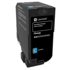 Lexmark 84C2HC0 toner cartridge 1 pc(s) Original Cyan Image