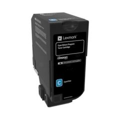 Lexmark 84C2HCE toner cartridge 1 pc(s) Original Cyan Image