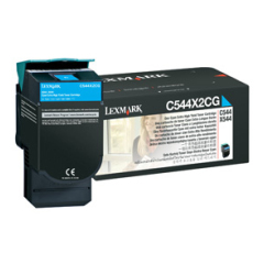 Lexmark C544X2CG toner cartridge 1 pc(s) Original Cyan Image