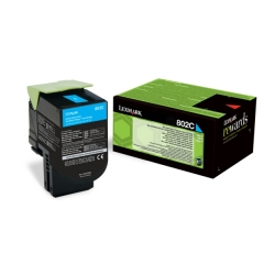 Lexmark 802C toner cartridge 1 pc(s) Original Cyan Image