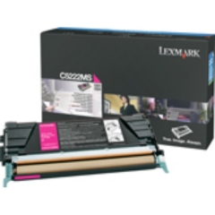 Lexmark C522A3MG toner cartridge 1 pc(s) Original Magenta Image