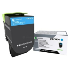 Lexmark 71B0H20 toner cartridge 1 pc(s) Original Cyan Image
