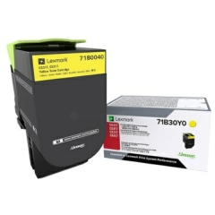 Lexmark 73B0040 toner cartridge 1 pc(s) Original Yellow Image