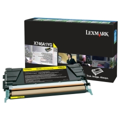 Lexmark X746A1YG toner cartridge 1 pc(s) Original Yellow Image