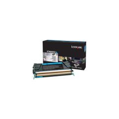 Lexmark X746A2CG toner cartridge 1 pc(s) Original Cyan Image