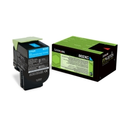 Lexmark 802XC toner cartridge 1 pc(s) Original Cyan Image