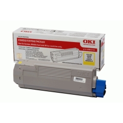 OKI 43865721 toner cartridge 1 pc(s) Original Yellow Image