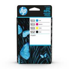 HP 932 Black/933 Cyan/Magenta/Yellow 4-pack Original Inks Image