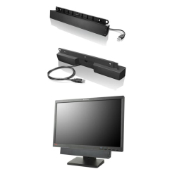 Lenovo USB Soundbar Black 2.0 channels 2.5 W Image