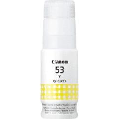 Canon GI-53Y Yellow ink, prints up to 3,000 pages, 4690C001 Image