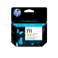 HP 711 3-pack 29-ml Yellow DesignJet Ink Cartridges Image