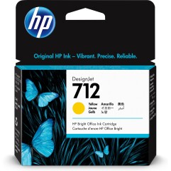 3ED69A | Original HP 712 Yellow Ink,  29ml Image