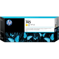 F9K02A | Original HP 745 Yellow Ink,  300ml Image