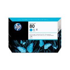 C4846A | Original HP 80 Cyan Ink, 350ml, for HP DesignJet 1050 Image