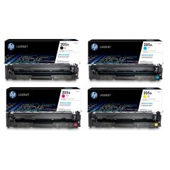 1 full set of Original HP 205A Toners Image