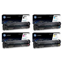 1 full set of Original HP 207A Toners Image